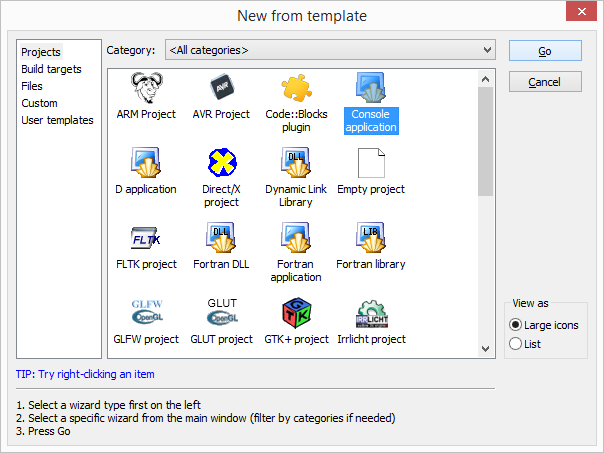 WxSmith tutorial: Hello world - Code::Blocks